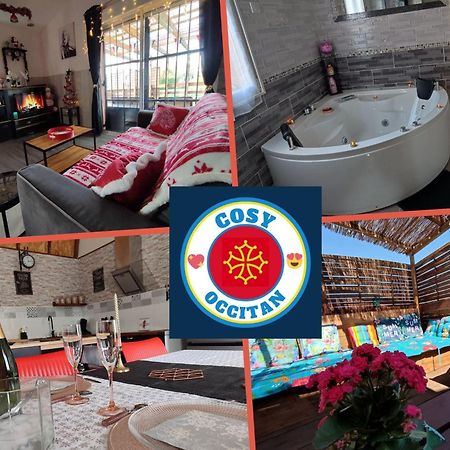 Le Cosy Occitan Villa Chaleureuse Independante Baignoire Terrasse Jardin قرقشونه المظهر الخارجي الصورة